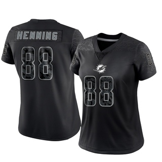 Limited AJ Henning Women's Miami Dolphins Reflective Jersey - Black