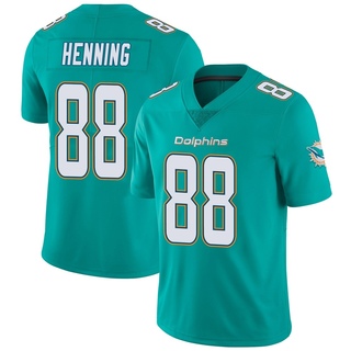Limited AJ Henning Youth Miami Dolphins Team Color Vapor Untouchable Jersey - Aqua