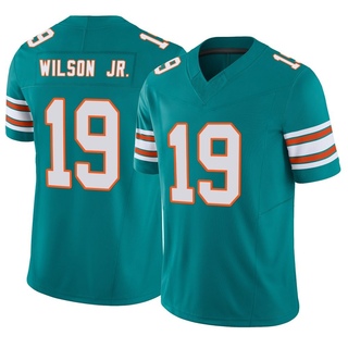 Limited Cedrick Wilson Jr. Men's Miami Dolphins Alternate Vapor F.U.S.E. Jersey - Aqua
