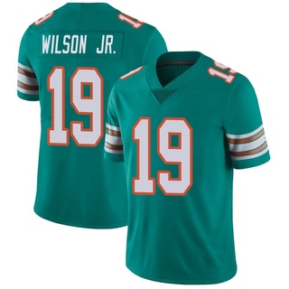 Limited Cedrick Wilson Jr. Men's Miami Dolphins Alternate Vapor Untouchable Jersey - Aqua