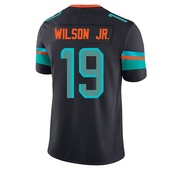 Limited Cedrick Wilson Jr. Men's Miami Dolphins Pitch 2025 Rivalries Collection Jersey - Blue