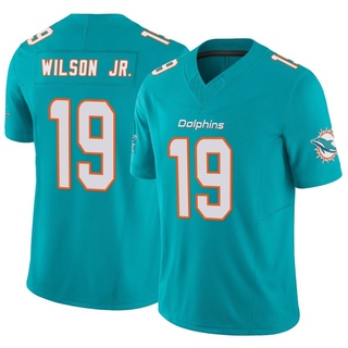 Limited Cedrick Wilson Jr. Men's Miami Dolphins Vapor F.U.S.E. Jersey - Aqua
