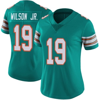 Limited Cedrick Wilson Jr. Women's Miami Dolphins Alternate Vapor Untouchable Jersey - Aqua