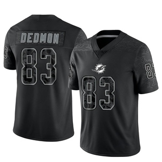 Limited DeVonte Dedmon Men's Miami Dolphins Reflective Jersey - Black