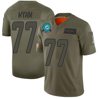 Limited Isaiah Wynn Men's Miami Dolphins 2019 Salute to Service Jersey - Camo