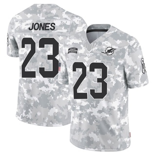 Limited Jack Jones Men's Miami Dolphins 2024 Salute to Service Jersey - Arctic Camo