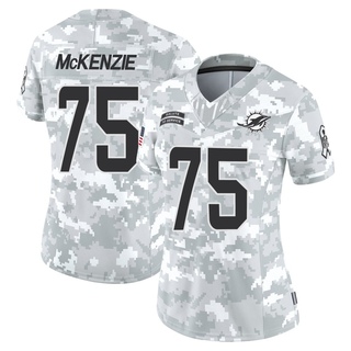 Limited Jalen McKenzie Women's Miami Dolphins 2024 Salute to Service Jersey - Arctic Camo