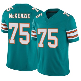 Limited Jalen McKenzie Youth Miami Dolphins Alternate Vapor F.U.S.E. Jersey - Aqua