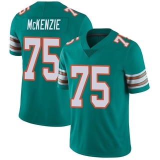 Limited Jalen McKenzie Youth Miami Dolphins Alternate Vapor Untouchable Jersey - Aqua