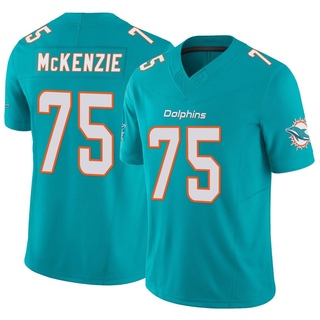 Limited Jalen McKenzie Youth Miami Dolphins Vapor F.U.S.E. Jersey - Aqua