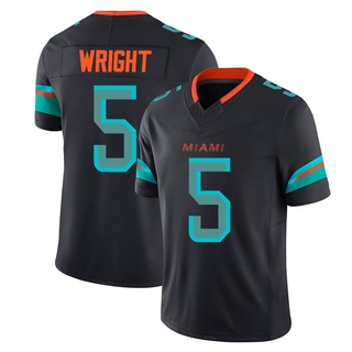 Limited Jaylen Wright Men's Miami Dolphins Pitch 2025 Rivalries Collection Jersey - Blue