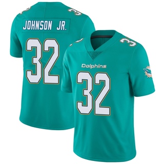 Limited Lonnie Johnson Jr. Men's Miami Dolphins Team Color Vapor Untouchable Jersey - Aqua