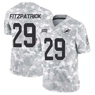 Limited Minkah Fitzpatrick Men's Miami Dolphins 2024 Salute to Service Jersey - Arctic Camo