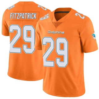 Limited Minkah Fitzpatrick Men's Miami Dolphins Color Rush Jersey - Orange