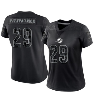 Limited Minkah Fitzpatrick Women's Miami Dolphins Reflective Jersey - Black